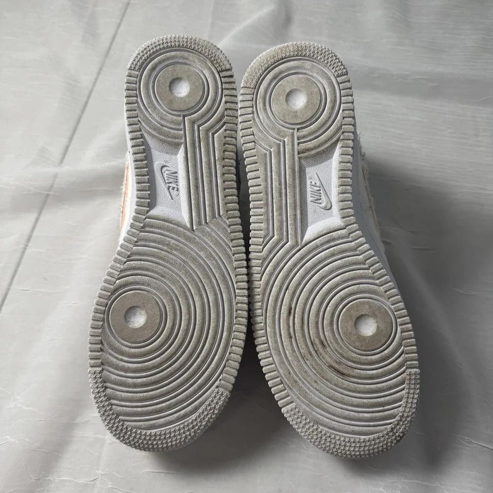 Nike Air Force 1 LX Tear Away White Low Top Womens Sneaker Size 10 CJ1650-101 - Picture 7 of 11